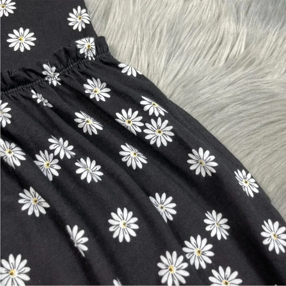 Tucker & Tate Girls Black White Daisy Floral Dress Size 8